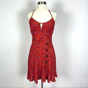 Band of Gypsies floral mini dress fit and flare